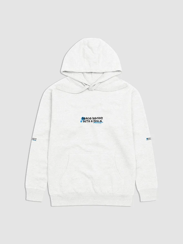 Peace Begins With A Smile: Hoodie (Light Colors) product image (5)
