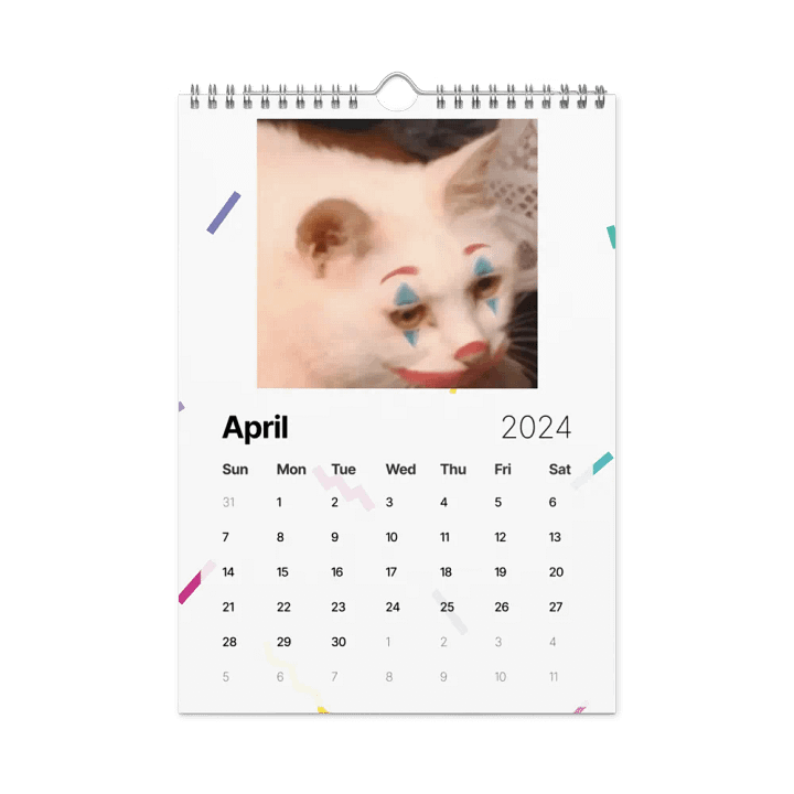 Wall Calendar (2024): Meme Cats product image (2)