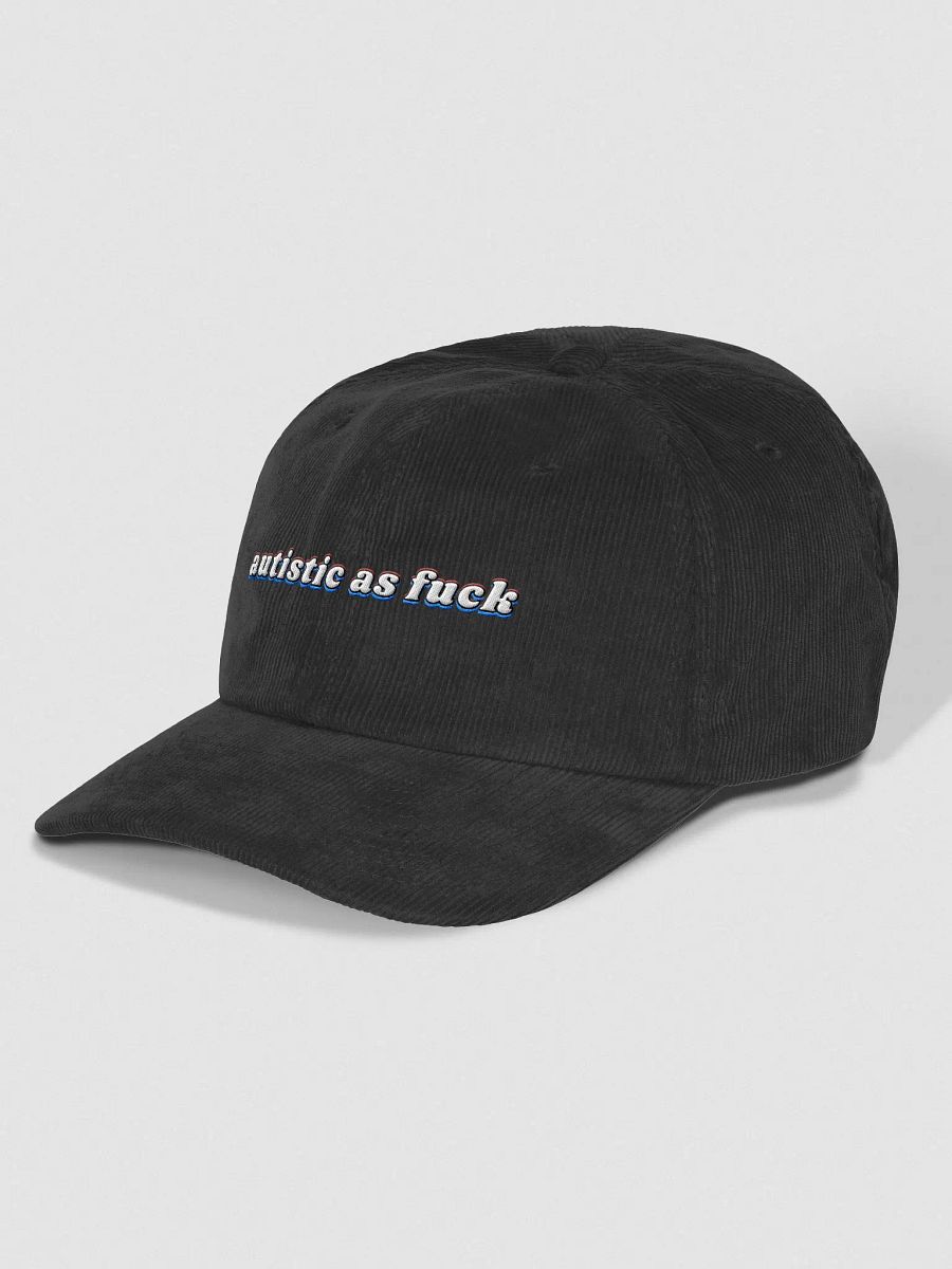 AUTISTIC AS F*CK corduroy dad hat product image (11)