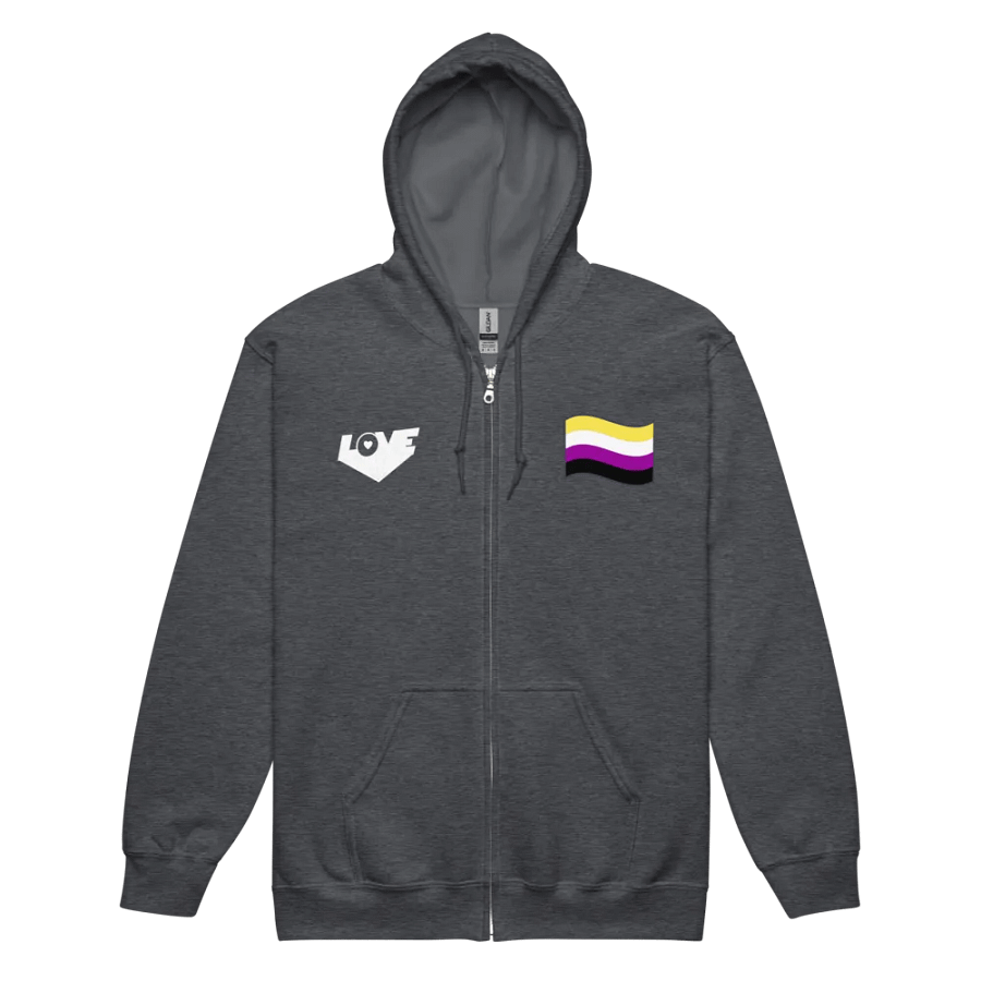 Jagged Fusion Unisex Zip Hoodie product image (8)