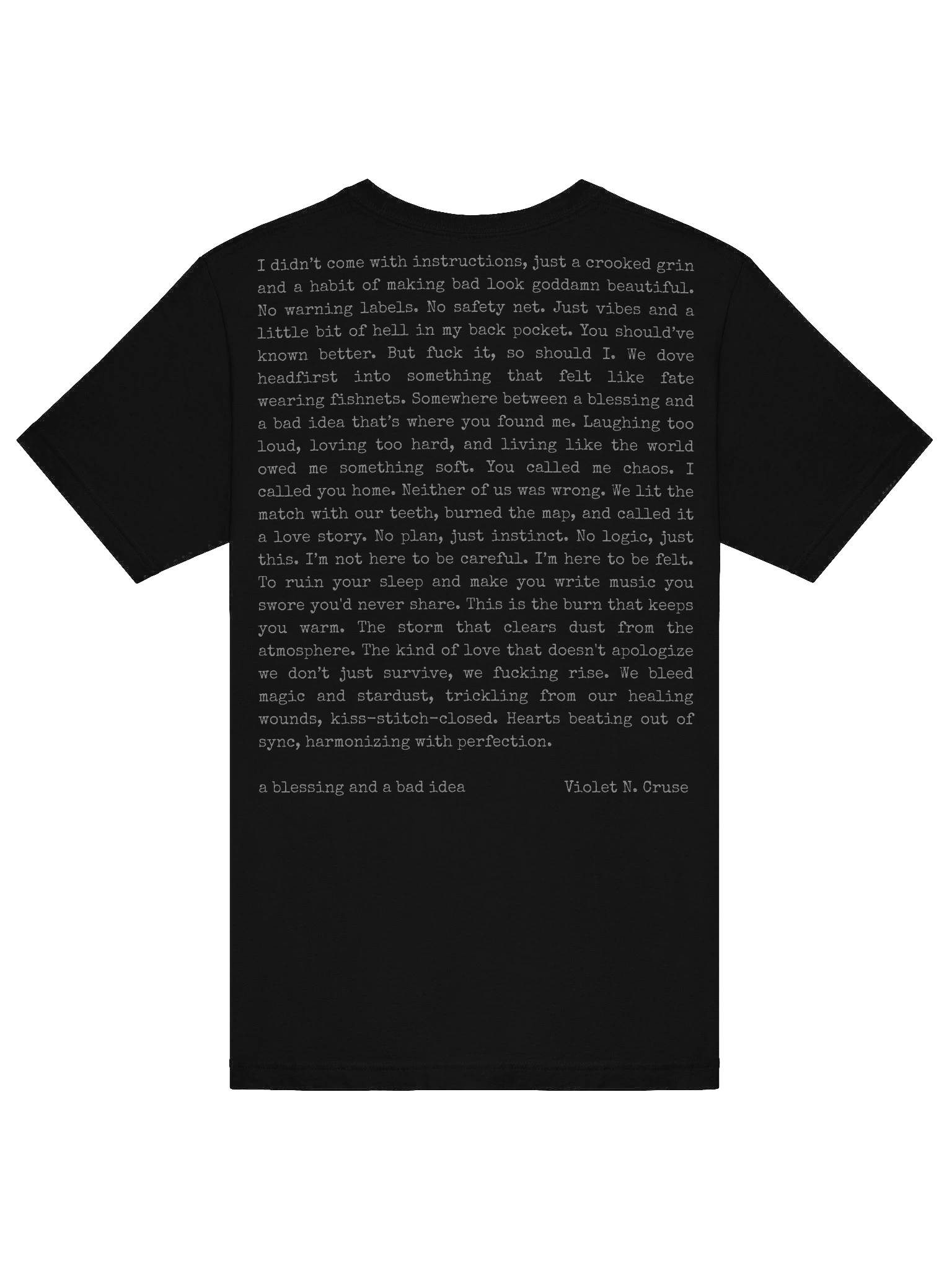 a blessing and a bad idea Tshirt product image (28)
