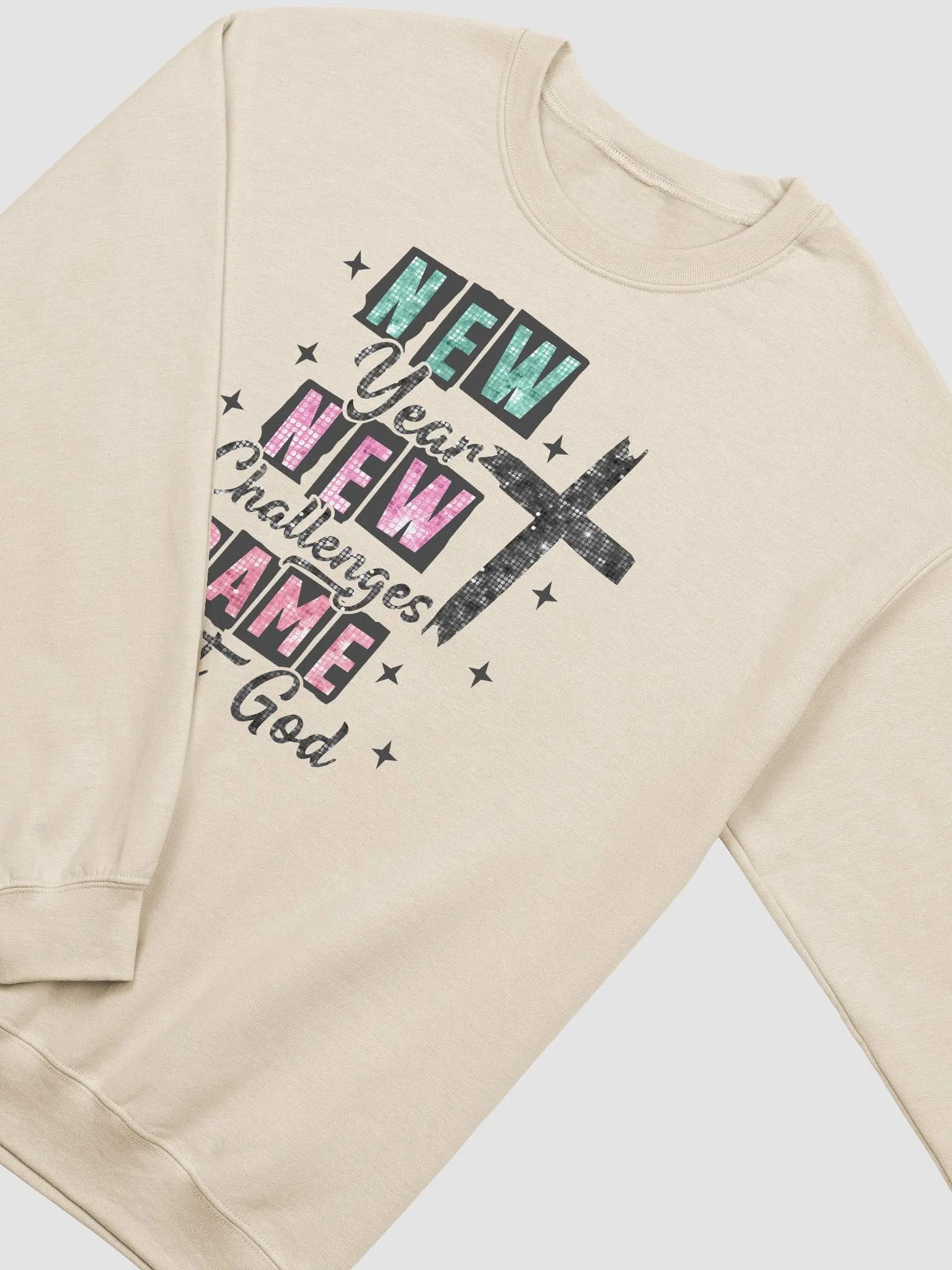 Glittery New Year Same Great God Crewneck - Perfect for New Years product image (11)