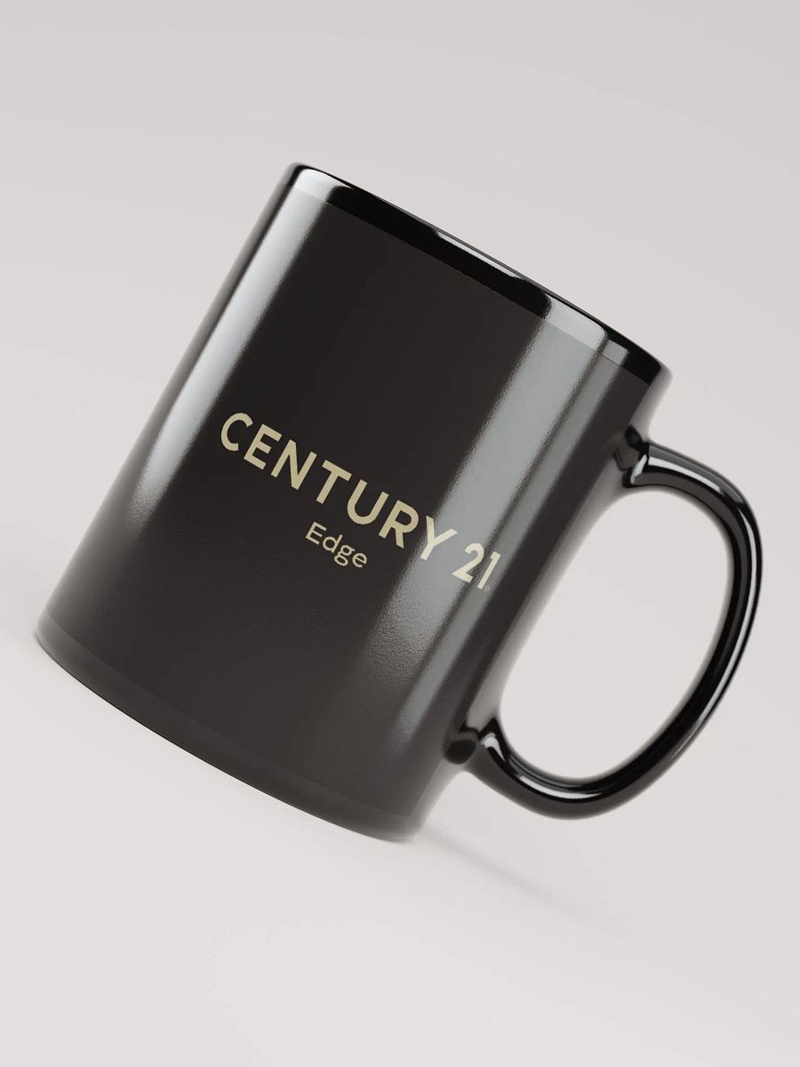 Black Glossy Mug with Wordmark in Gold product image (7)
