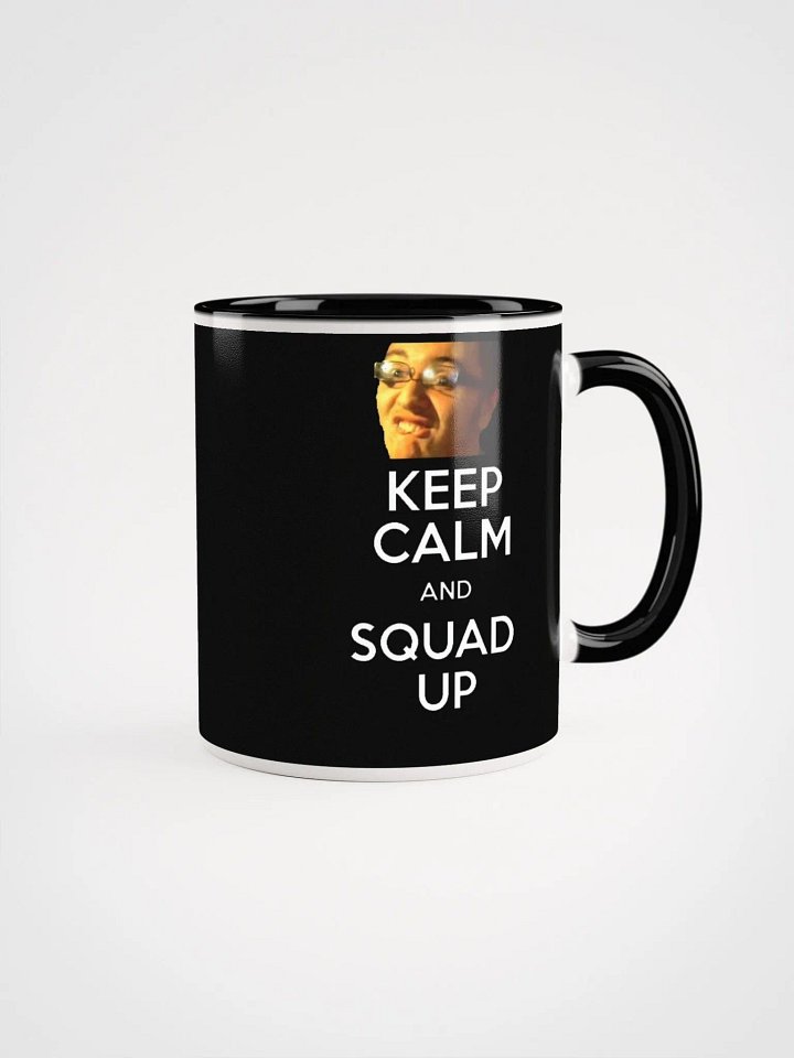 Keep Calm & Squad Up Mug (Black) product image (1)