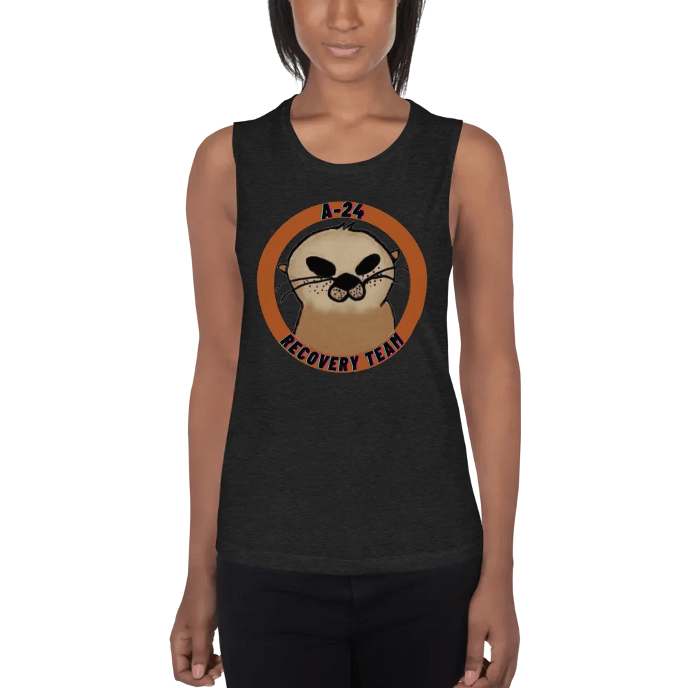 Women's Black A-24 logo Tank Top product image (1)