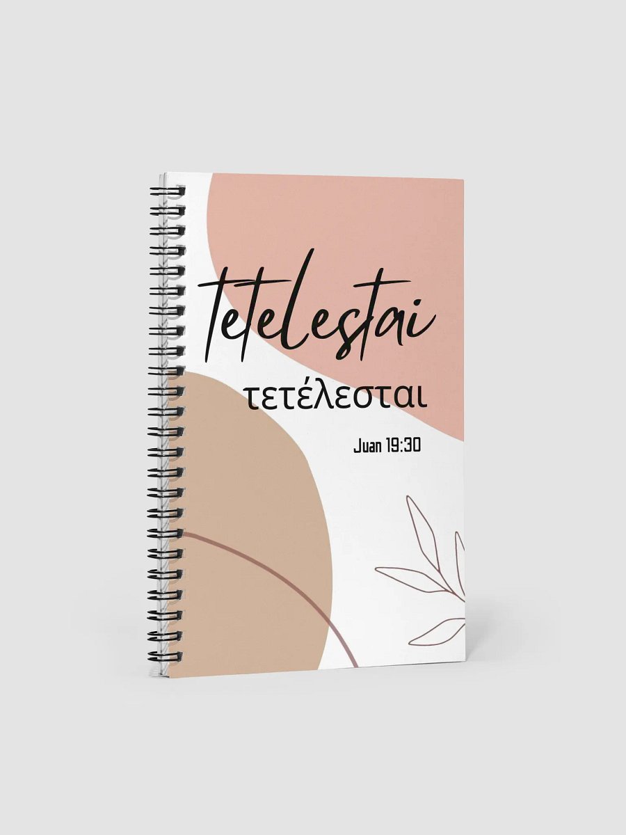 Cuaderno de espiral Tetelestai – Juan 19:30 product image (1)