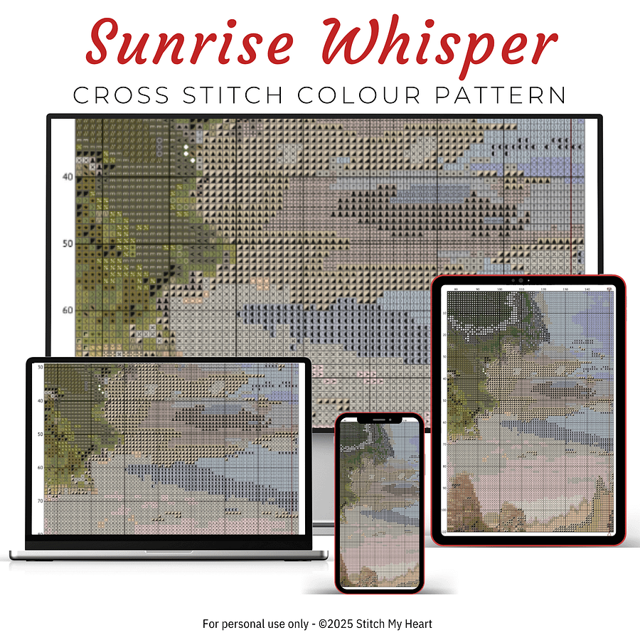 Sunrise Whisper Cross Stitch Pattern product image (3)
