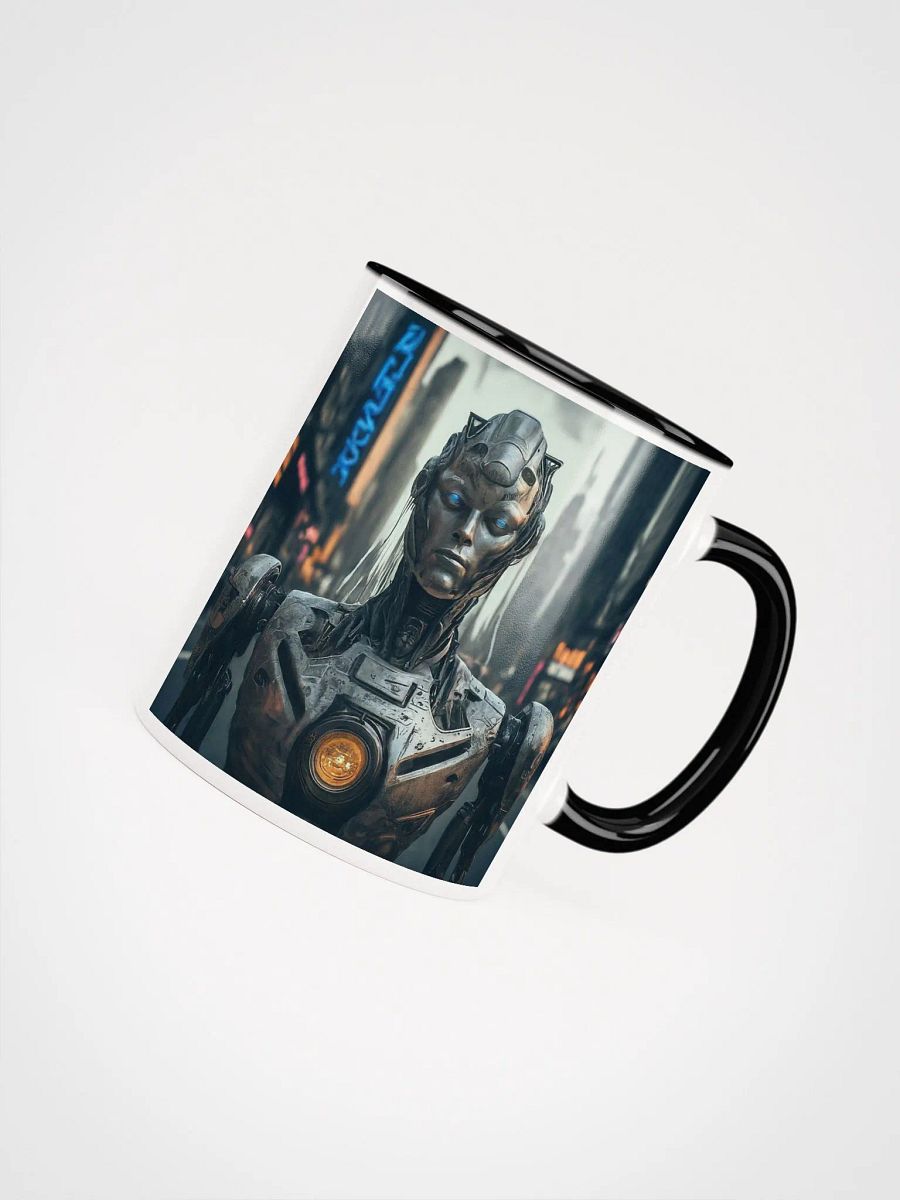 Neon Robot City Mug product image (23)
