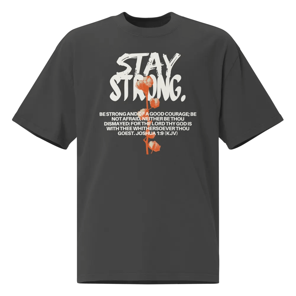 Stay Strong Premium Faded Tee product image (1)