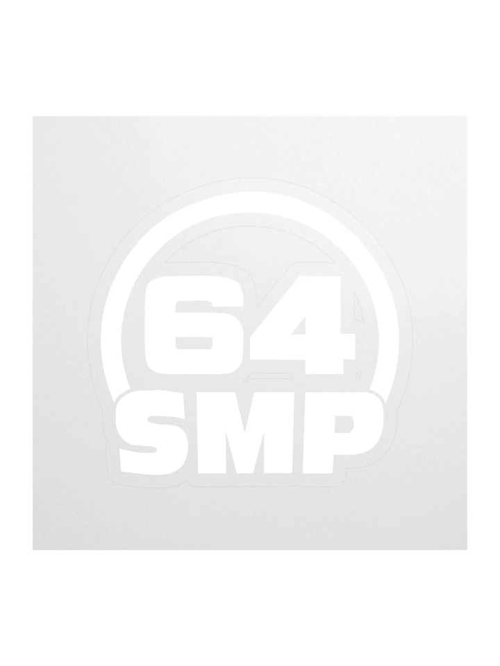Channel 64 White Watermark Sticker product image (1)