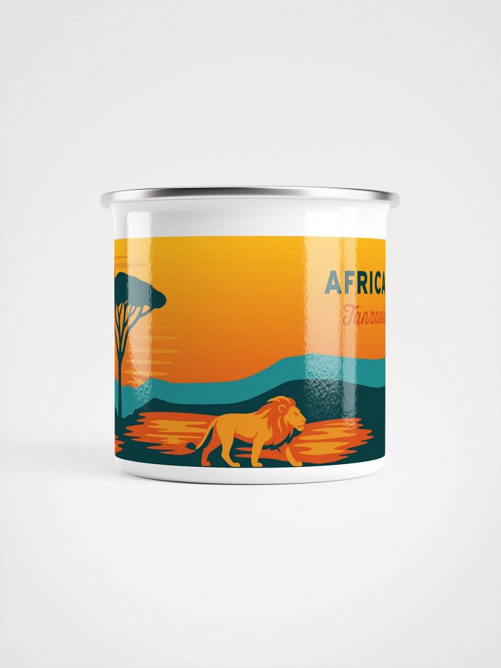 Safari Sunset – Enamel Mug product image (2)