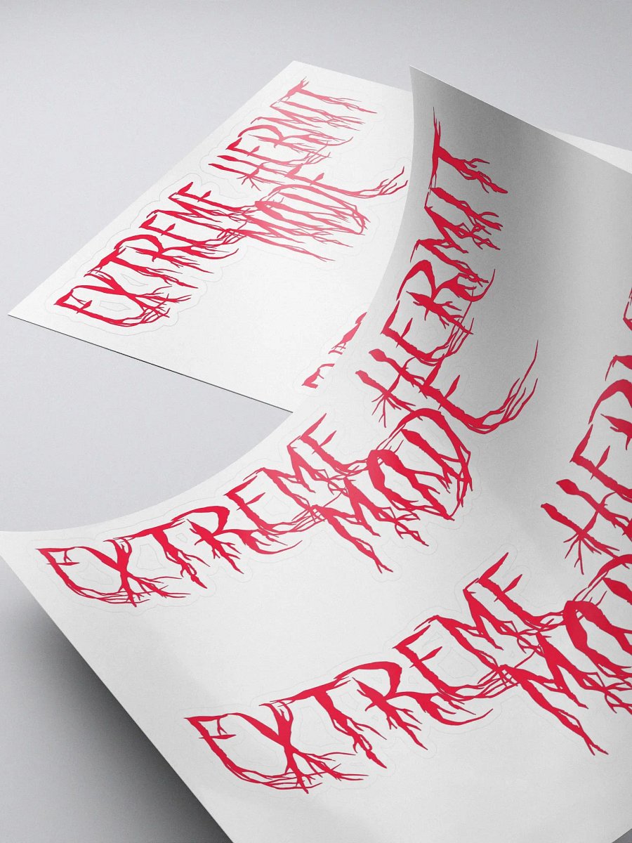 Extreme Hermit Mode stickers product image (4)