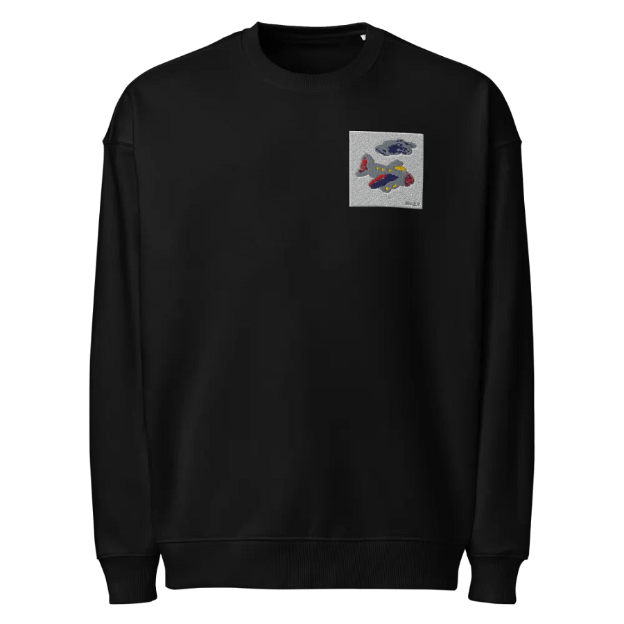 Kid Airplane (Stanley/Stella Unisex Organic Oversized Sweatshirt) product image (1)