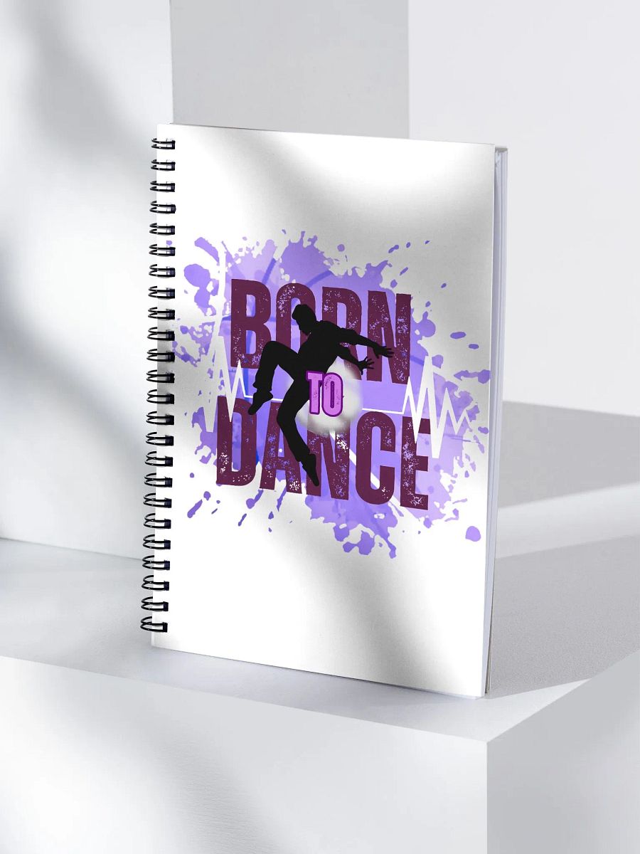 Born to Dance His Silhouette Spiral Notebook product image (3)