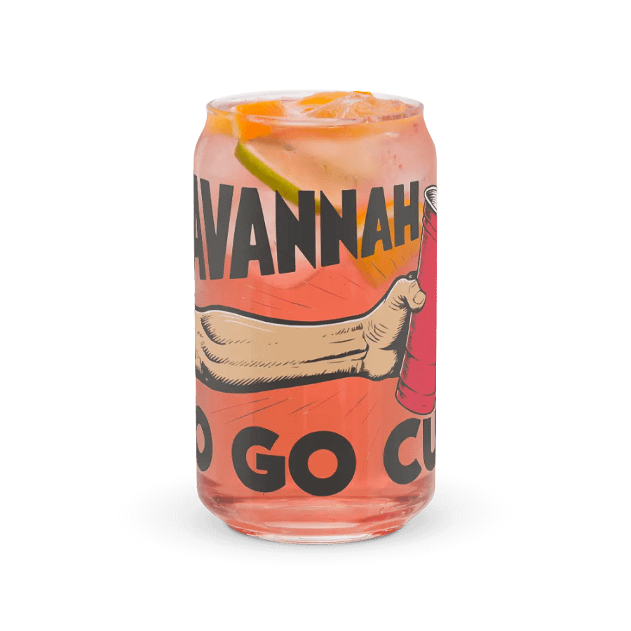 Can Shaped Glass: Savannah To Go Cup Design [00022] product image (7)