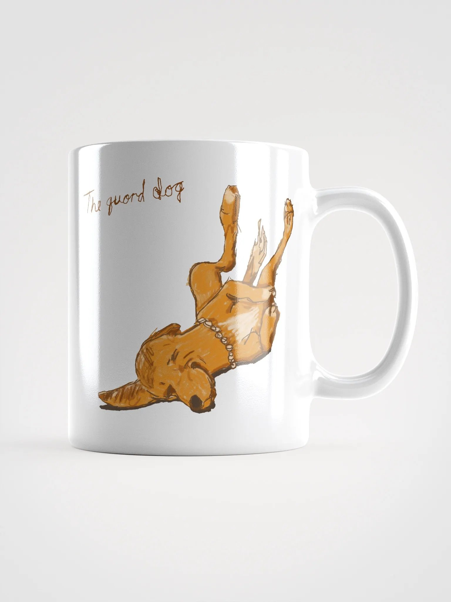 The guard dog, White Mug product image (2)