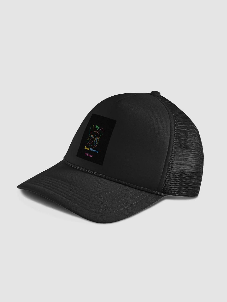 Neon Frenchie Best Friend Trucker Hat product image (4)