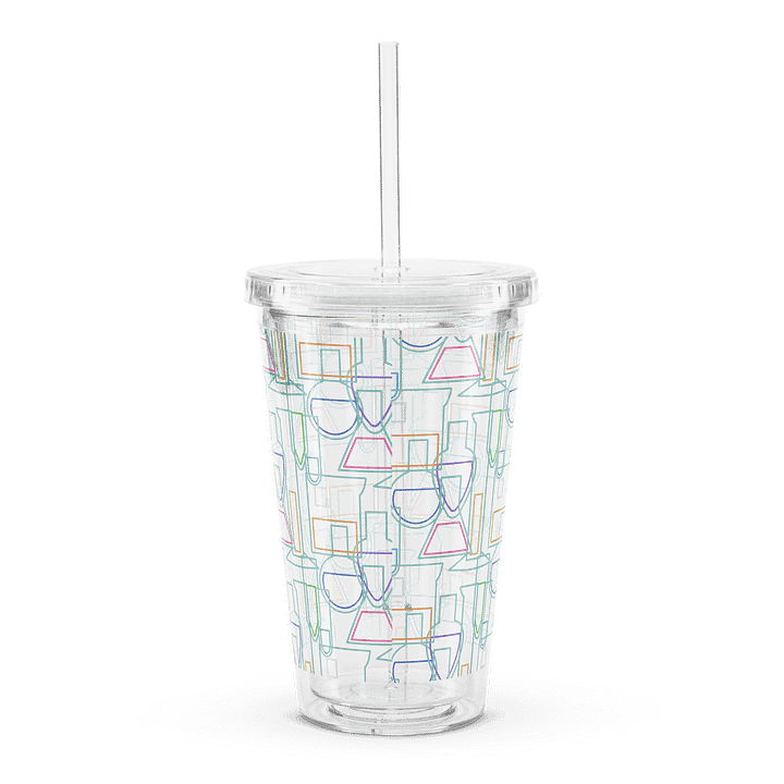 Chemistry Lab Lines Plastic Tumbler product image (2)