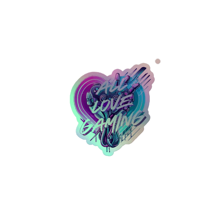 All Love Gaming Holograph Sticker product image (1)
