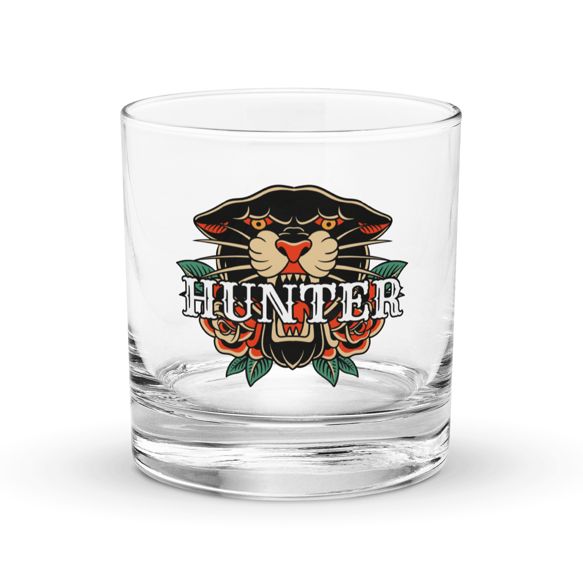 Hunter Tattoo Rocks Glass product image (1)
