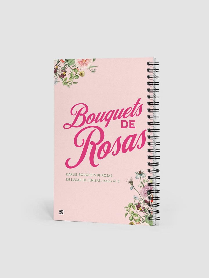 Bouquets de Rosas Spiral Notebook product image (2)