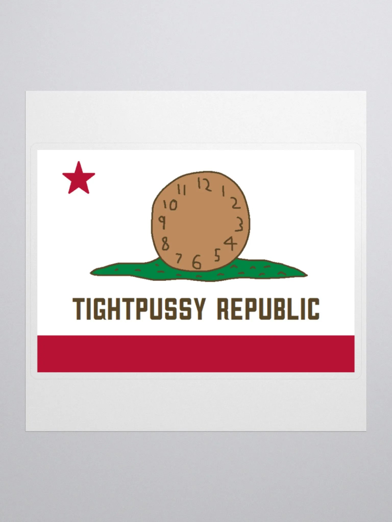 Tightpussy Republic Sticker product image (2)