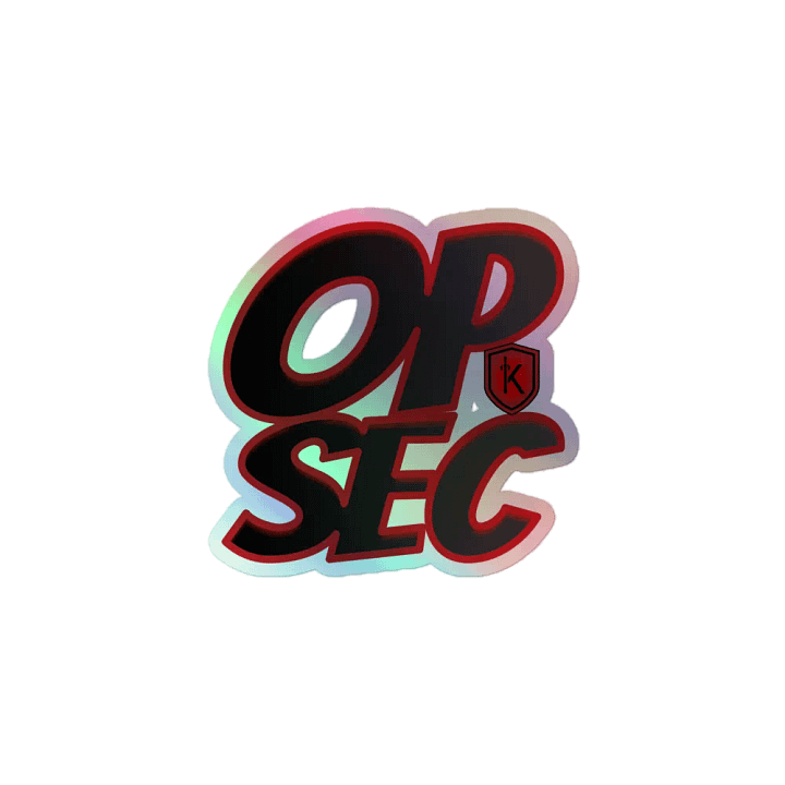 OPSEC Shield Holographic Sticker Set product image (1)
