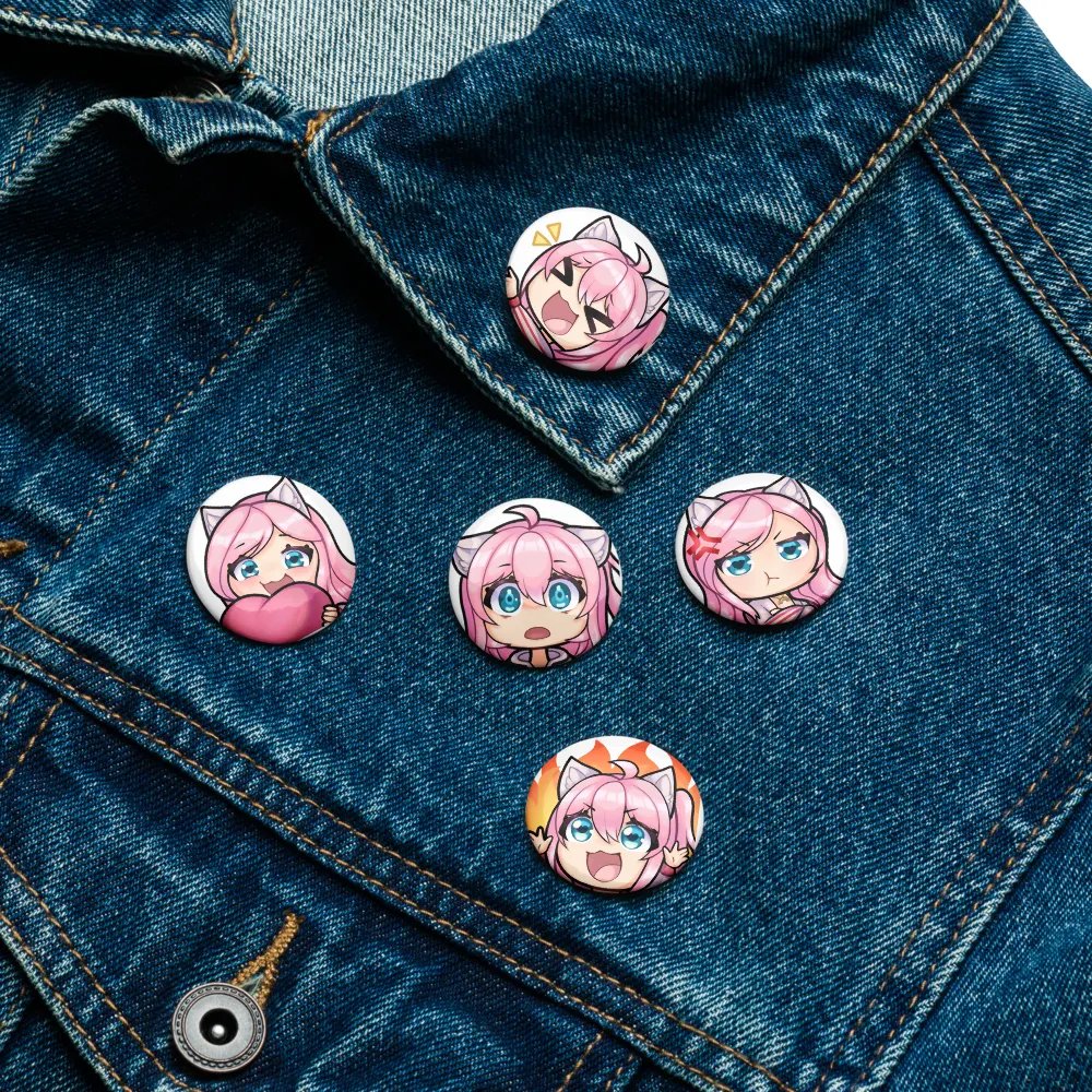 Mysteli Button Pins 1.25