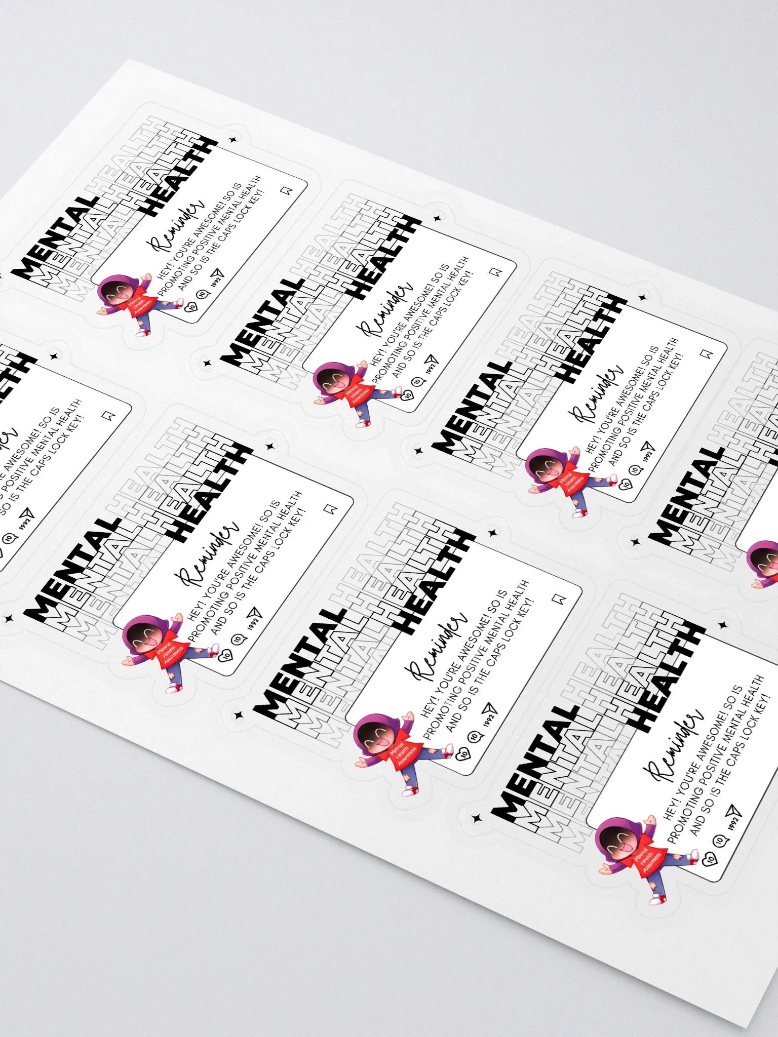 Mental Health Awareness Sticker Sheet product image (2)
