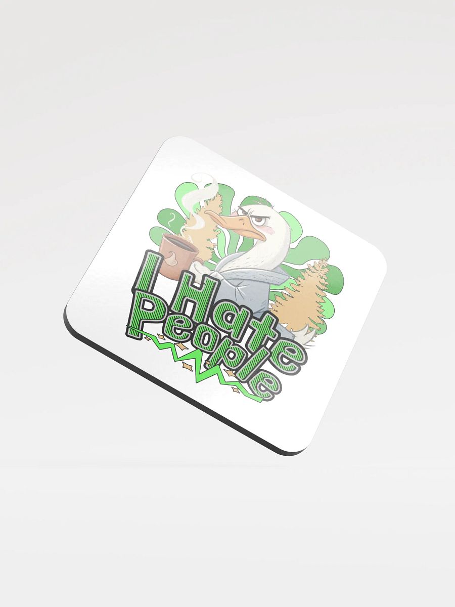 I Hate People Goose Sassy Coffee Coaster product image (2)