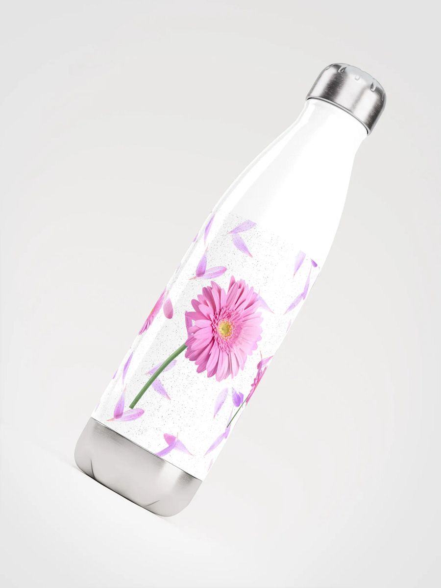 pink daisy & Steel Insulated Bottle gift for moms garden lovers friends colleagues product image (4)