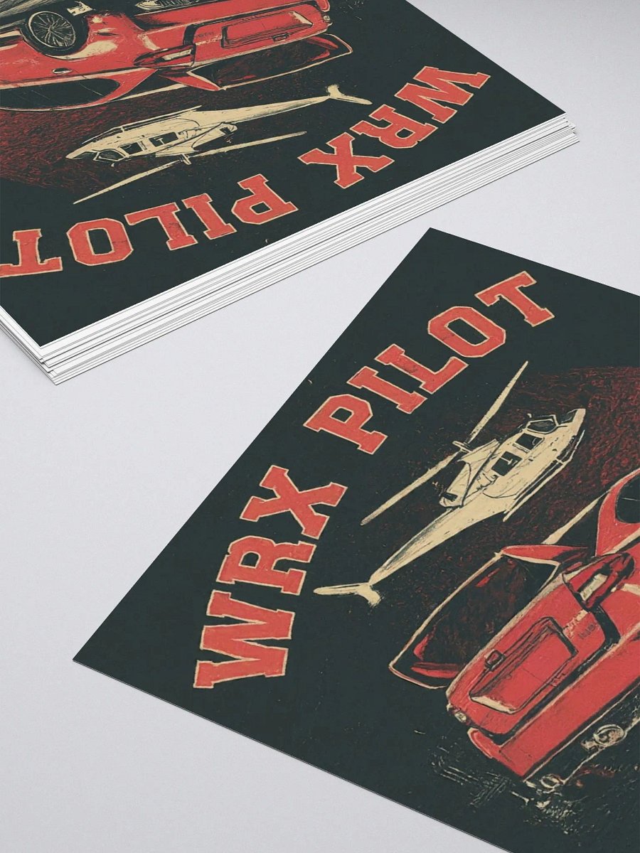 WRX.PILOT Sticker 3x3 product image (5)