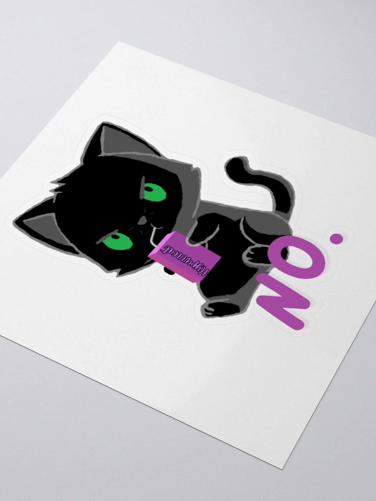 Grumpy Cat 'NO' Sticker product image (3)