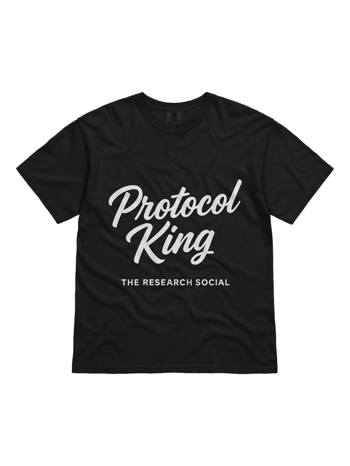 👑Protocol King Tee – Research Royalty Edition product image (3)