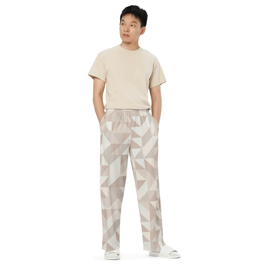 BUIII Dynamic Geometry: Whispering Sands Wide-Leg Pants product image (6)