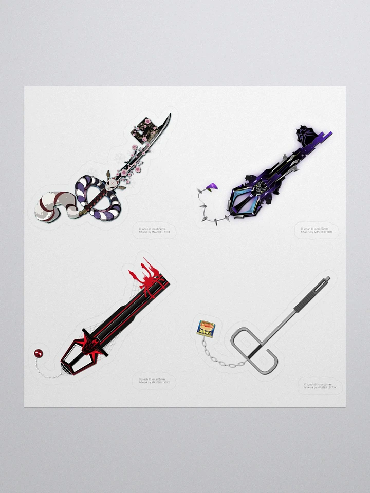 Project Forge Keyblade Sticker Sheet product image (1)
