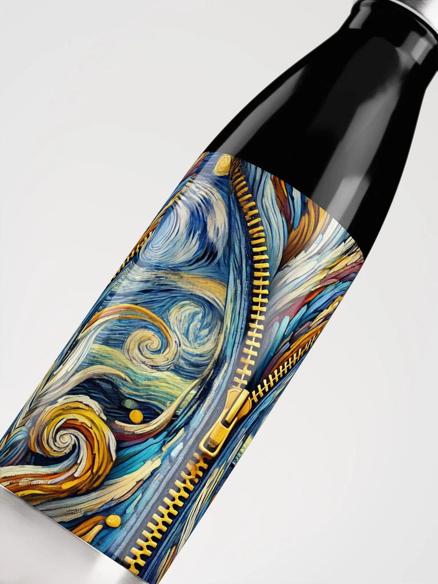 💧 Rolling Stones – Sticky Fingers Van Gogh-Inspired Stainless Steel Water Bottle product image (9)
