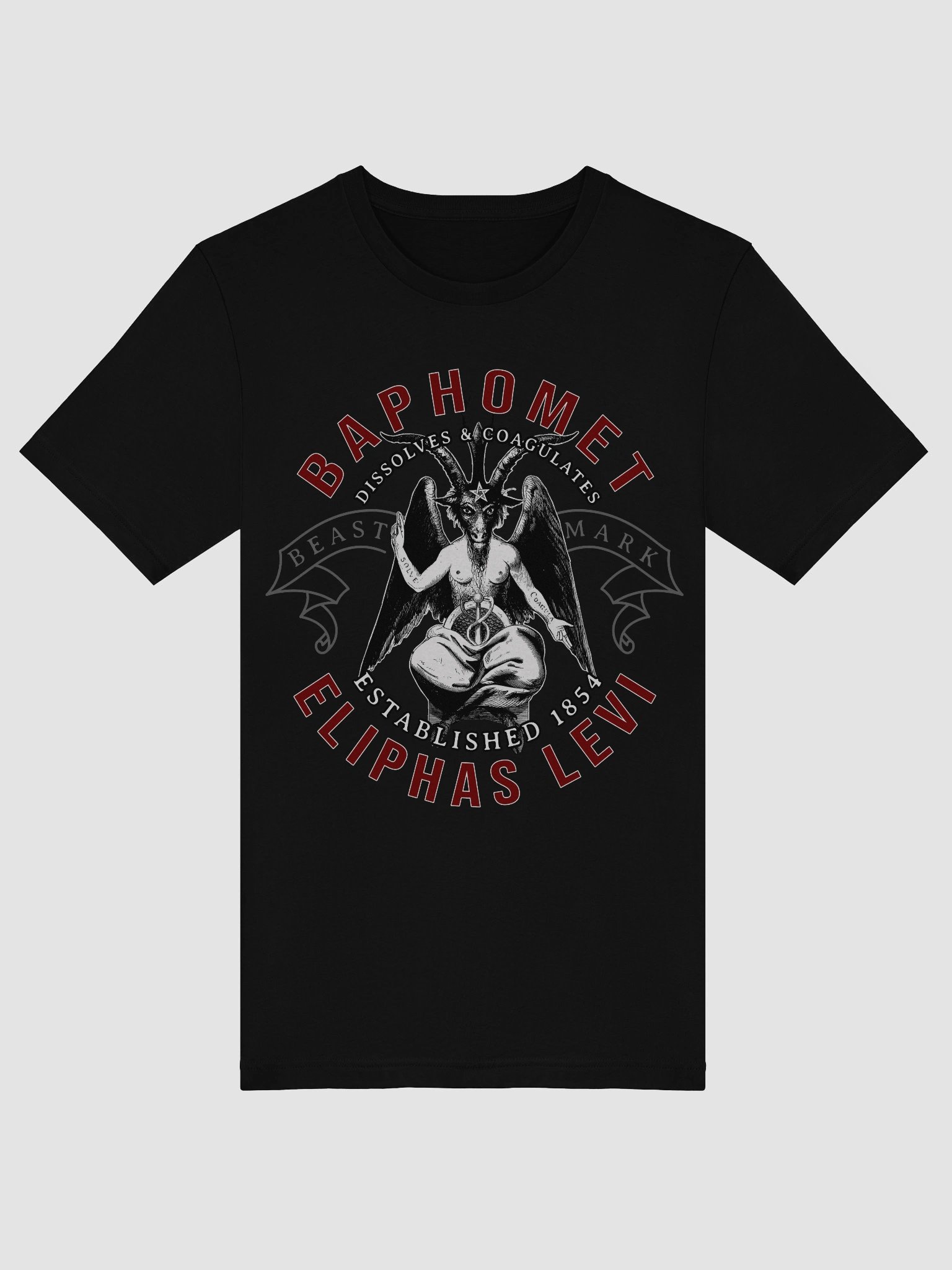 Baphomet Retro Unisex Short Sleeve Tee product image (5)