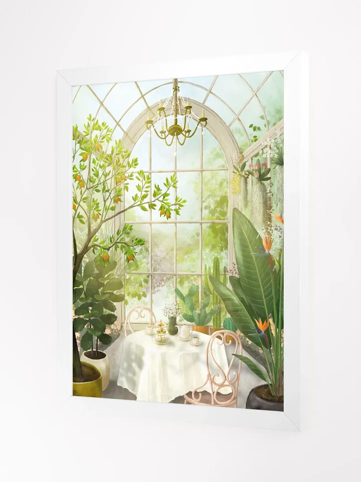 Framed Art Print - Afternoon Tea in the Conservatory product image (2)