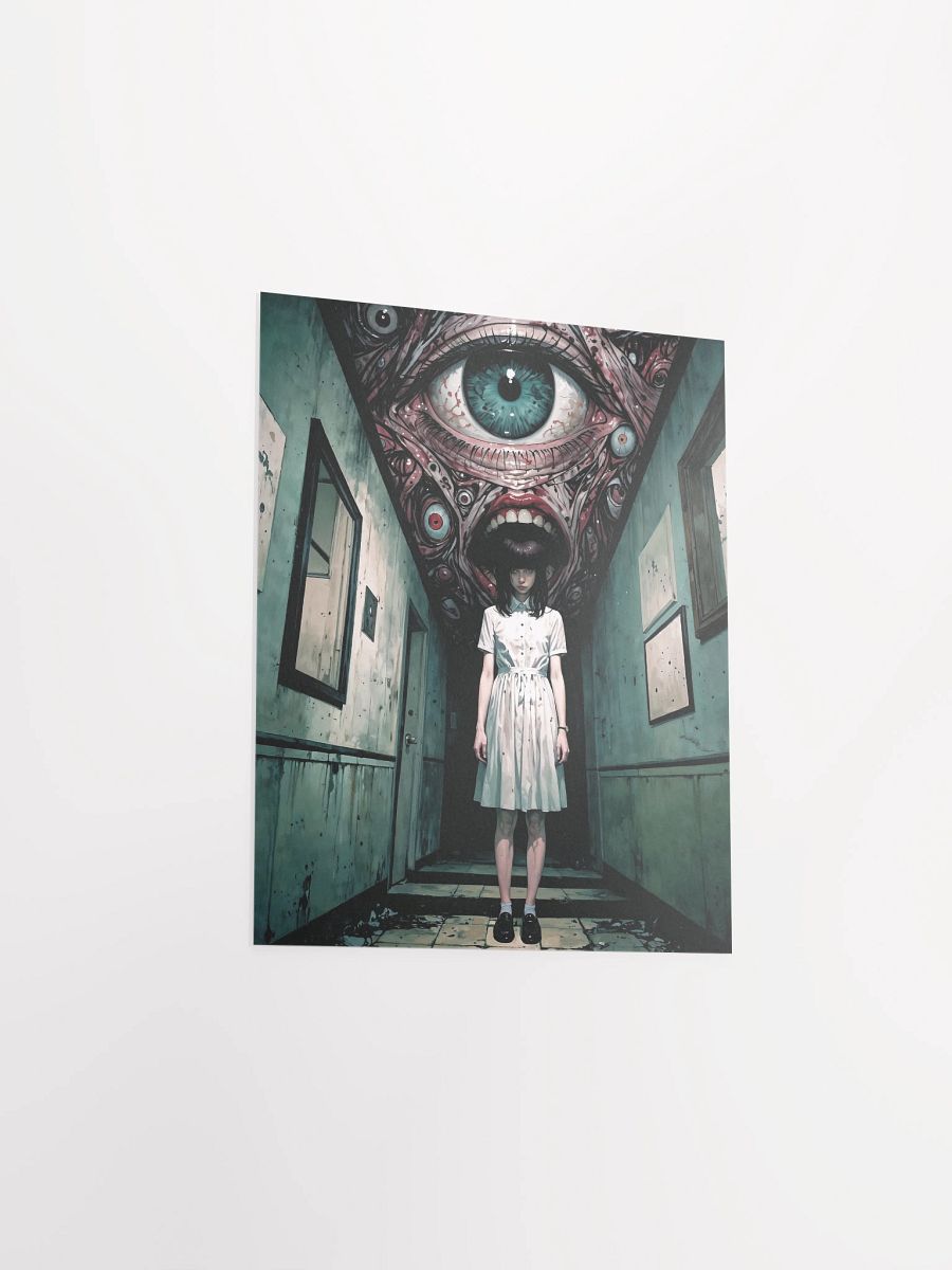 Surreal Nightmare Corridor Matte Poster product image (18)