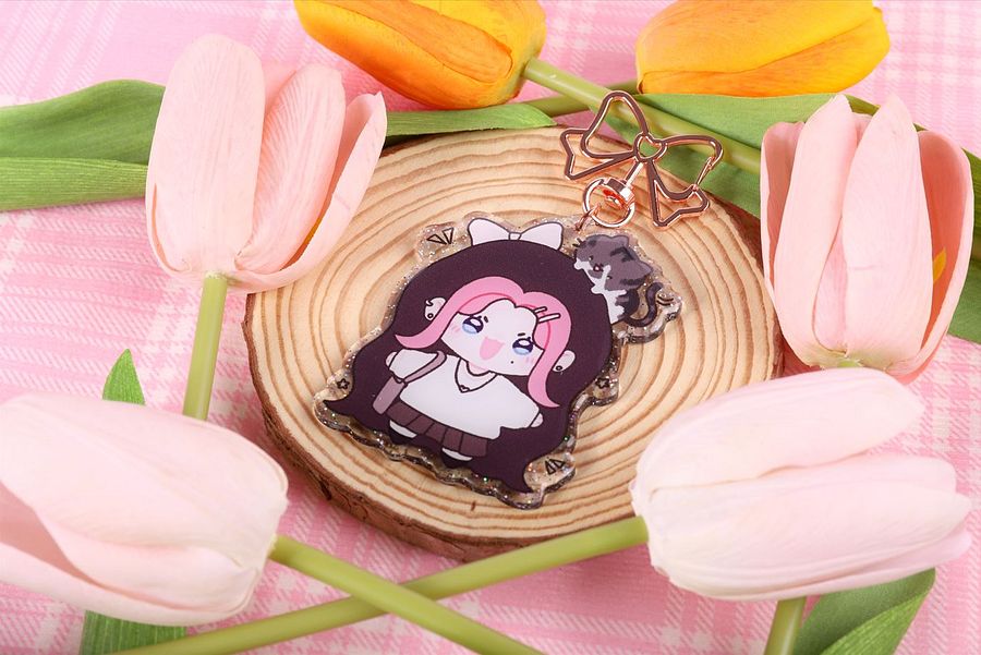 Emi + Bugz Keychain! (VERY LIMITED) product image (1)