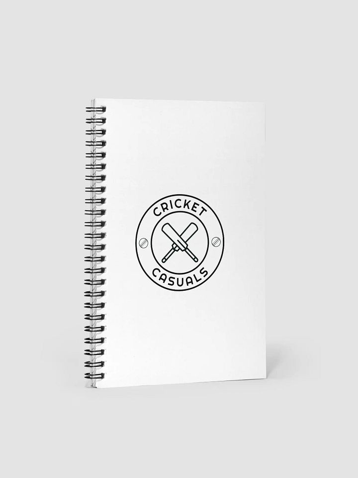 Cricket Casuals Content Creators Cup Spiral Notebook product image (1)