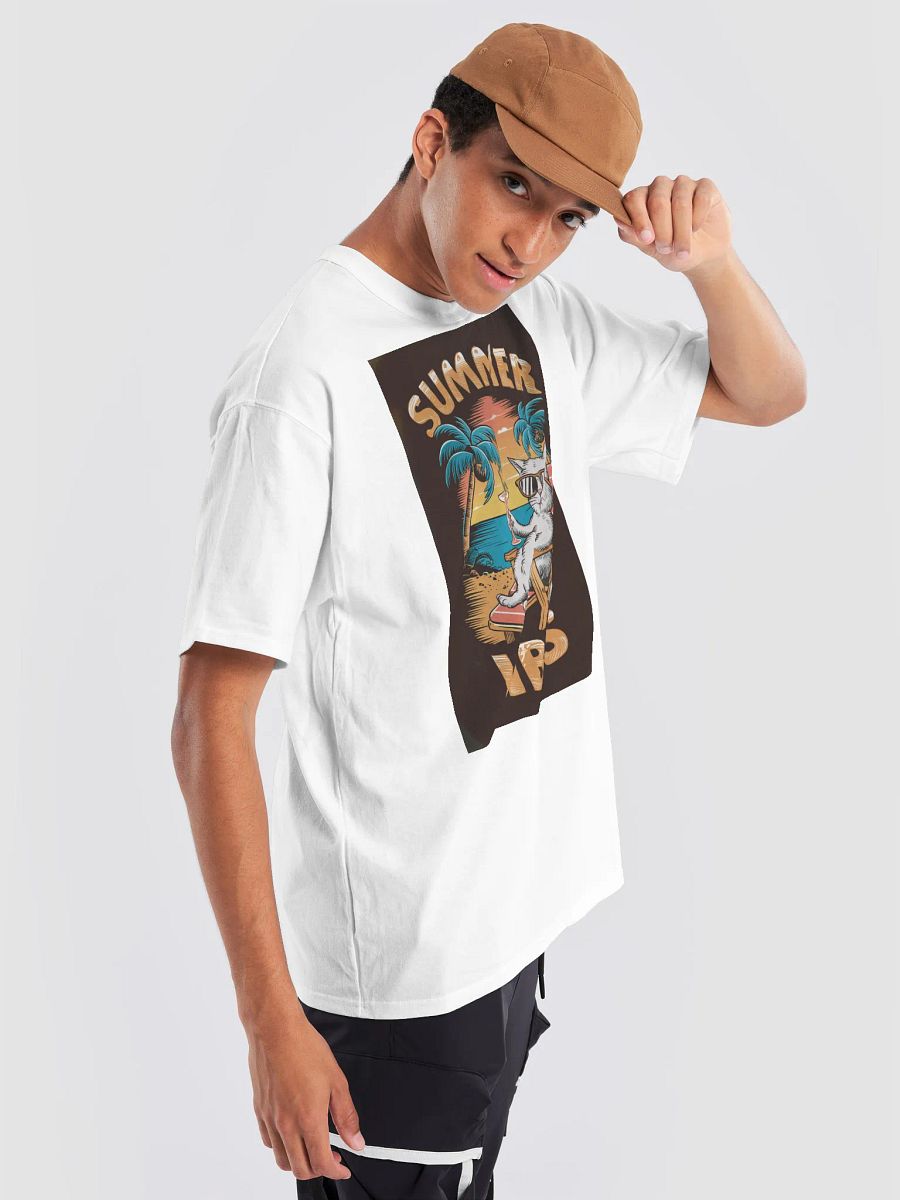Chill Cat Summer Vibes T-Shirt product image (8)
