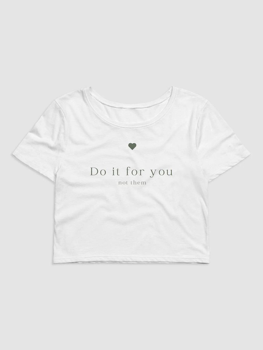 Do It For You Cropped Baby Tee product image (9)