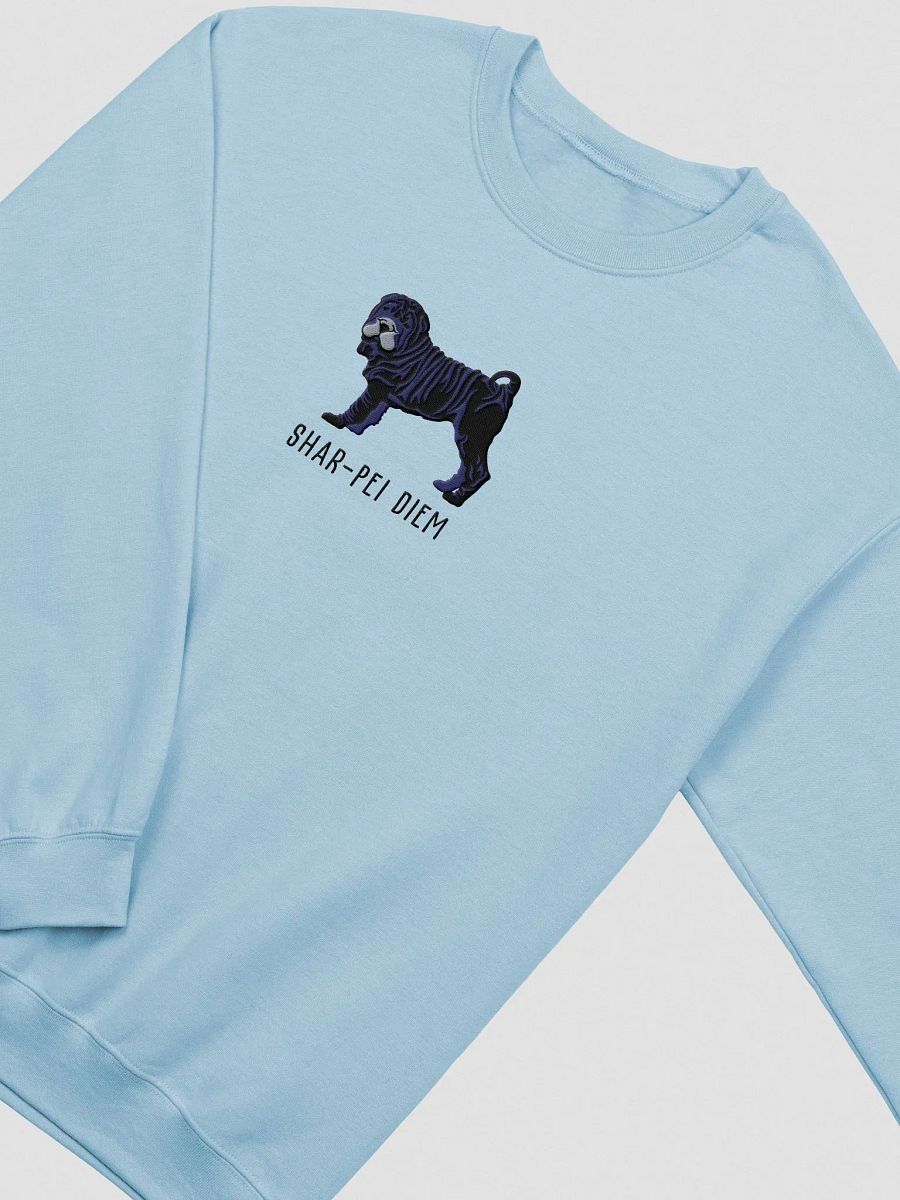Shar-Pei Diem Sweatshirt (Embroidered) of a Chinese Shar-Pei(Black) product image (6)