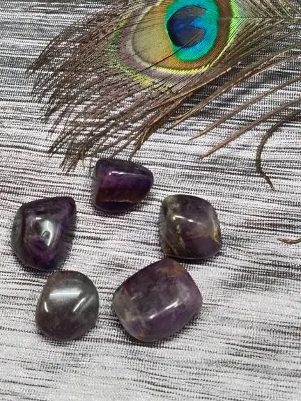 Amethyst Tumble, Amethyst Crystal Tumble (Set of 5) product image (1)