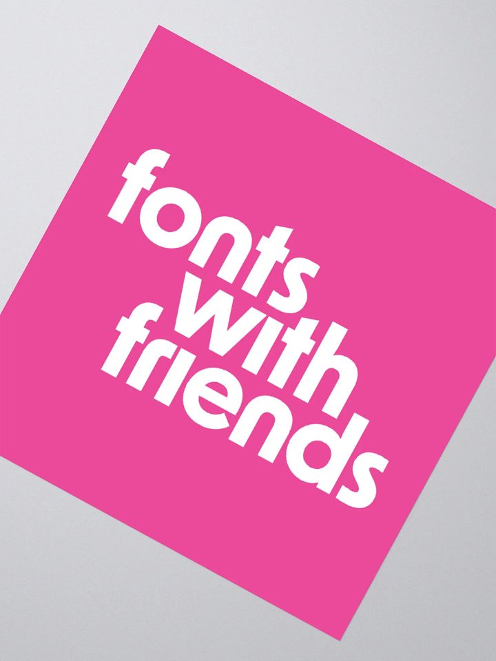 Fonts with Friends 3