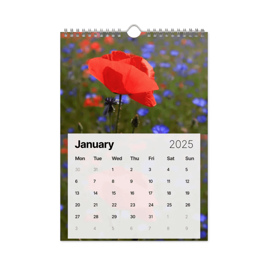 Calendar 2025 - Poppies product image (6)