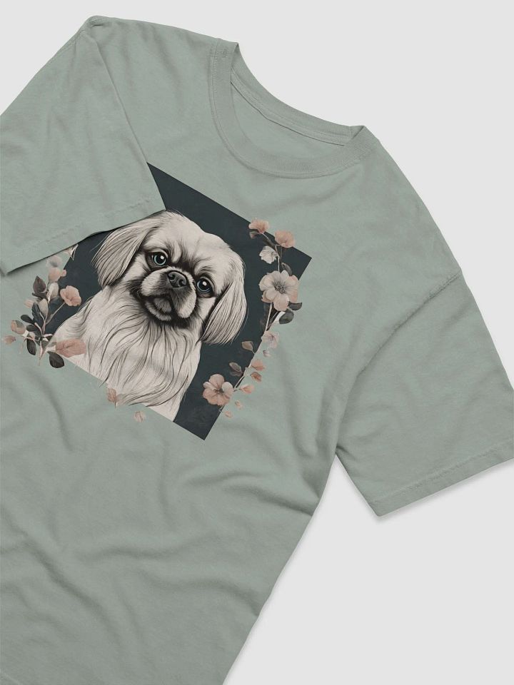 Floral Pekingese Comfort Colors T-Shirt product image (1)