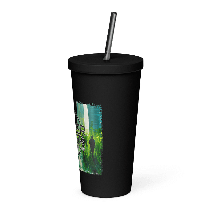Flower Power Insulated Tumbler with Straw product image (3)